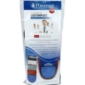 Powerstep Custompost Orthotic Insoles One Pair 9-9.5 men's or 11-11.5 Women's C